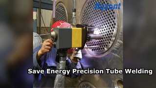 Máquina soldadora eficiente de tubo a placa tubular con inversor
