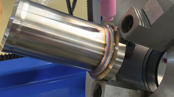 MH-P02 PLC Circular Seam Welding System 10 Inch Touch Screen 50 Welding Programs 400A TIG Torch