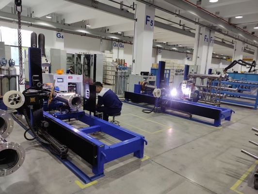 Máquina de soldadura de tuberías TIG de alta velocidad con corriente de soldadura y alimentación de alambre de 10-500Amp